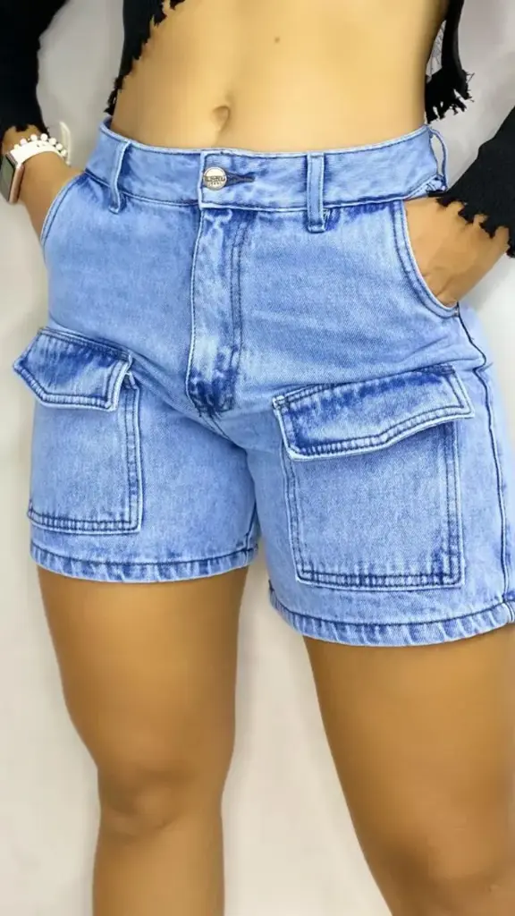 Short mujer largo bolsillos 4226