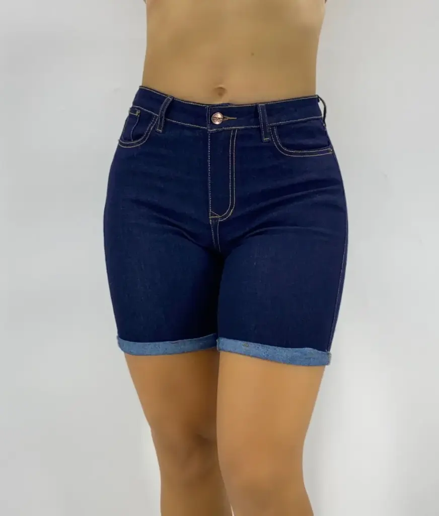 Short mujer largo oscuro 4230