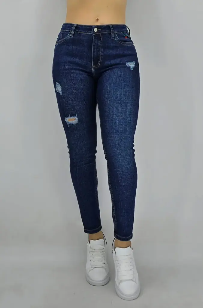 Jean mujer cerezas 4447