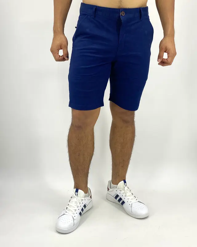 Bermuda drill clasica azul rey 2021-1