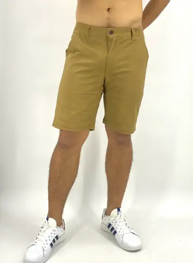 Bermuda drill clasica caqui 2021-1