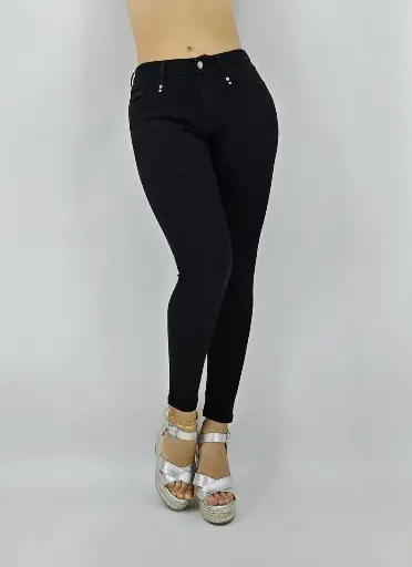 Jean mujer mini negro 4410