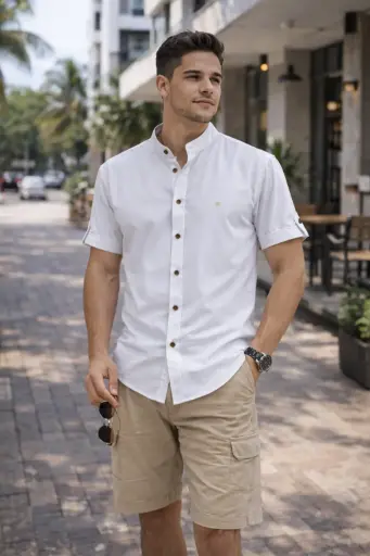 CAMISA MC CRIXLER c100-1 blanco