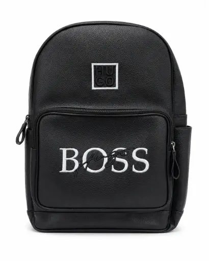 Morral BOSS Gris Negro